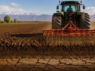 تنظیمات صحیح روتیواتور برای جلوگیری از ایجاد لایه سخت در مزارع جوین، خراسان رضوی
